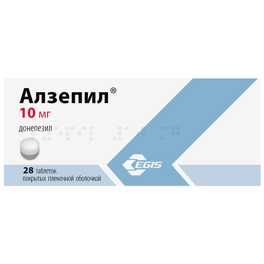 Алзепил 10мг таблетки, покрытые пленочной оболочкой, 28 шт. - купить по  цене 3806 руб. в г. Москва в интернет-аптеке «Эвалар»