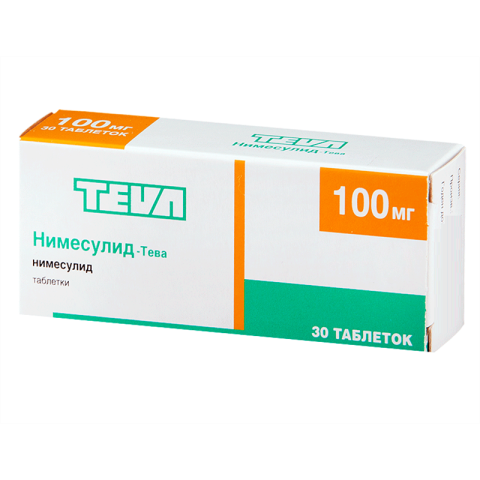 НИМЕСУЛИД-ТЕВА 100МГ N30 ТАБЛ