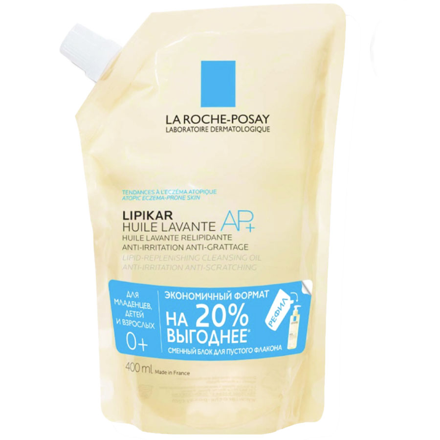 Ля Рош-Позе (La Roche-Posay) Lipikar AP+ рефил масло очищающее, 400 мл