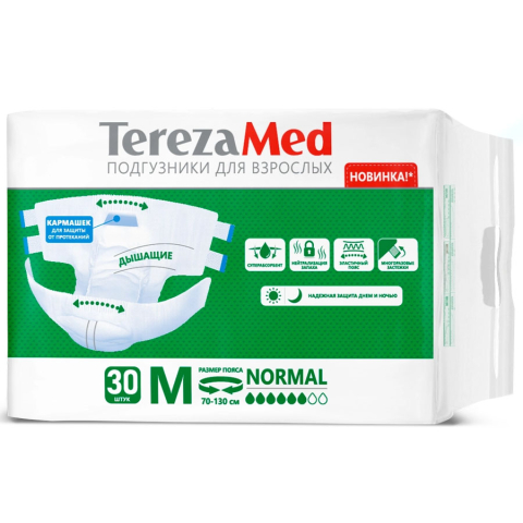 Терезамед Нормал подгузники для взрослых р.M, 30 шт.