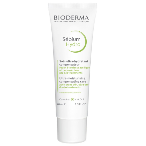 Bioderma Sebium Hydra Крем для пересушенной воспаленной кожи увлажняющий, 40 мл