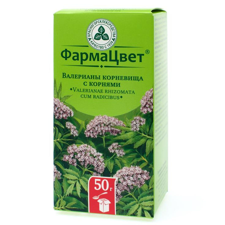 Валерианы корневища с корнями пакет, 50г