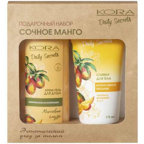 Кора Набор Сочное манго Интенсивное питание, 425 мл