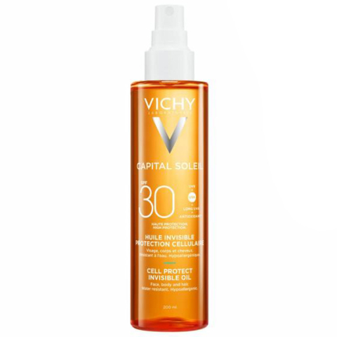 Виши КапСолей масло увлажняющее SPF30, 200мл