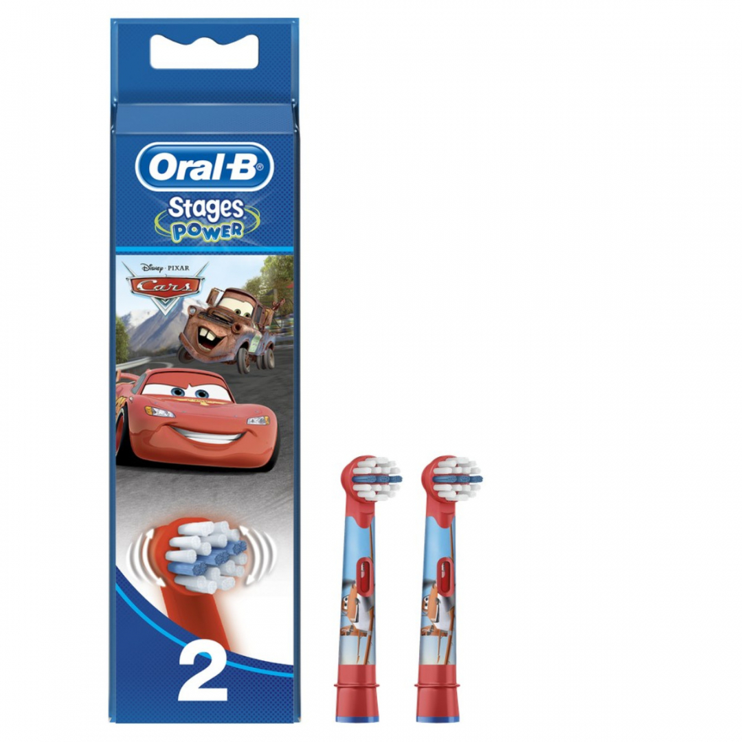 Насадки Орал-Би (Oral-B) для электрических зубных щеток детские Stages Power EB10, 2 шт.