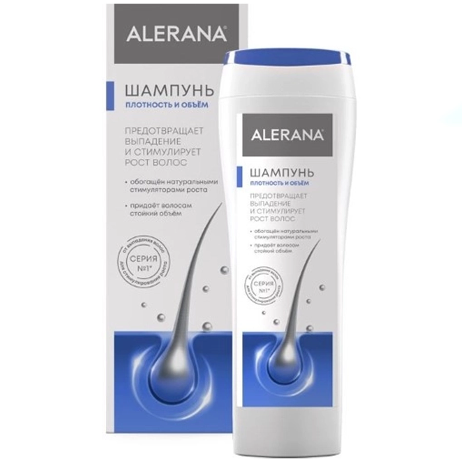 Алерана шампунь плотность и объем, 250 мл