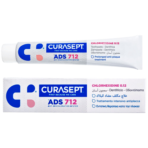 Курасепт зубная паста ADS 712 CHX 0,12% без SLS, 75 мл