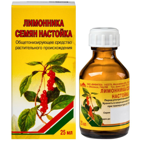 Лимонника семян настойка 25мл, флакон