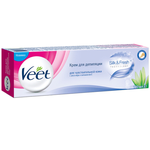 Вит (Veet) крем депилятор для чувствительной кожи, 100 мл