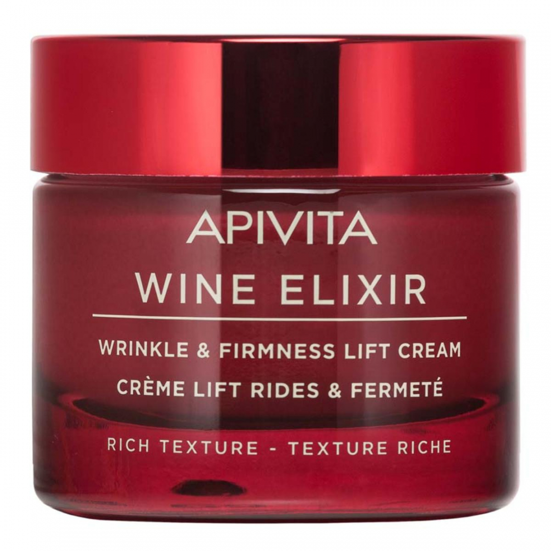 Apivita/Апивита Wine Elixir Крем-лифтинг для повыш. упруг. и борьбы с морщ. с насыщенной текстурой, 50 мл
