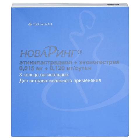 Новаринг кольцо вагинальное, 3 шт.