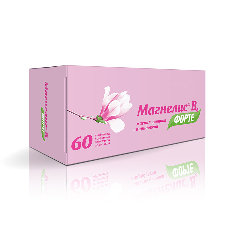Магнелис В6 форте таблетки п.о, 60шт