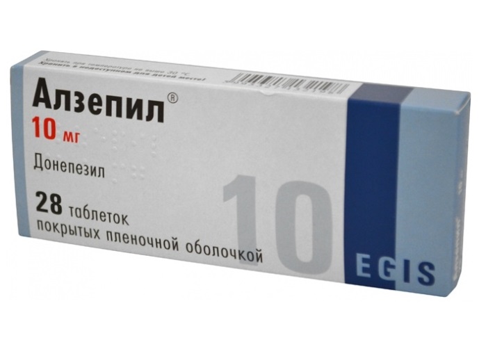 Алзепил 10 мг 28 шт. таблетки, покрытые пленочной оболочкой