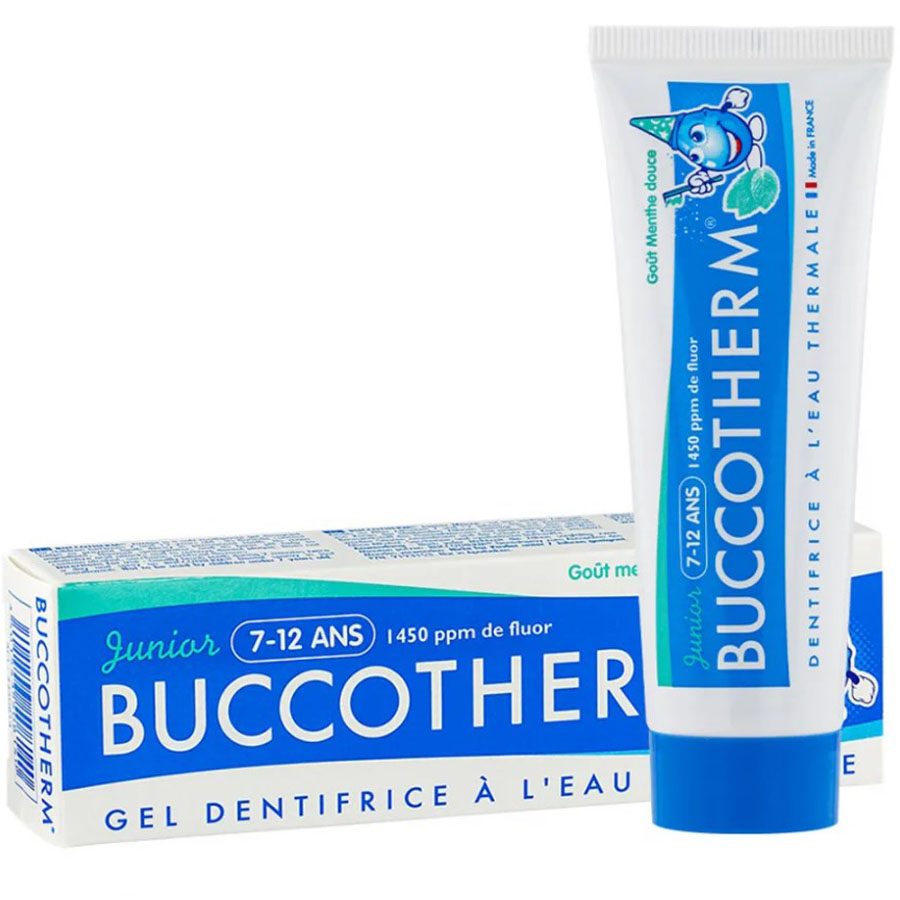 Буккотерм (Buccotherm) зубная паста для детей 7-12 лет вкус мята с термальной родниковой водой, 50 мл