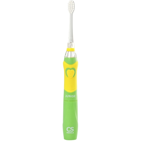 Электрическая звуковая зубная щетка CS Medica CS-562 Junior (зеленая)