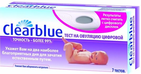 Тест д/опр овуляции Клиаблу цифровой №7