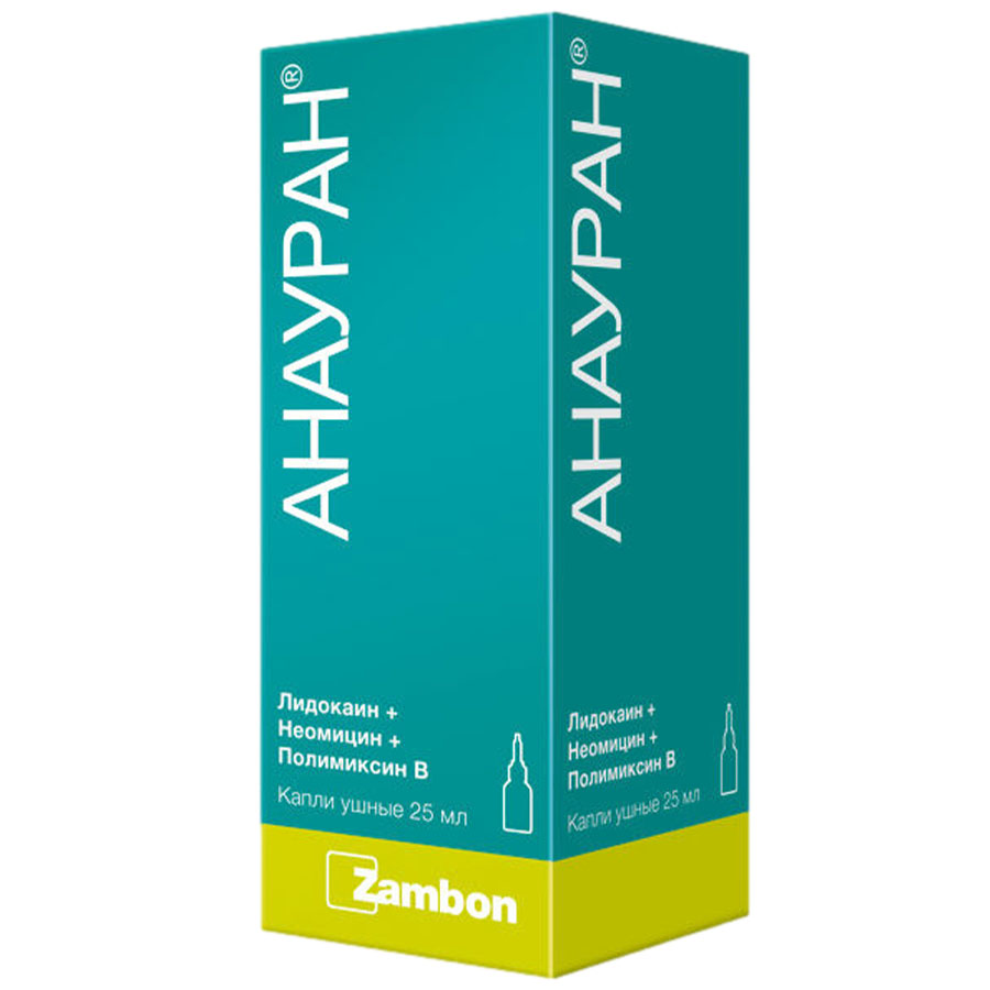 Анауран капли ушные, 25 мл - купить по цене 494 руб. в г. Москва в  интернет-аптеке «Эвалар»