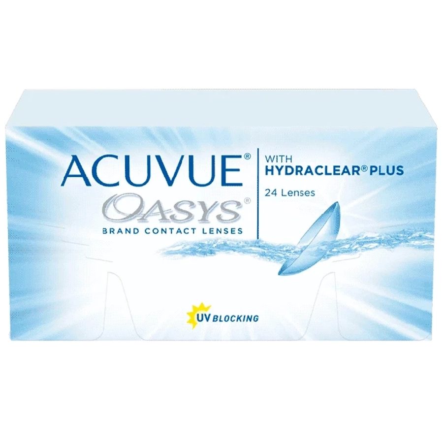 Линзы контактные акувью оазис d-4,25, 6 шт.