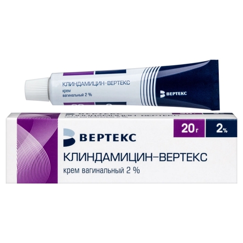 Клиндамицин 2% крем вагинальный с аппликатором, 20г
