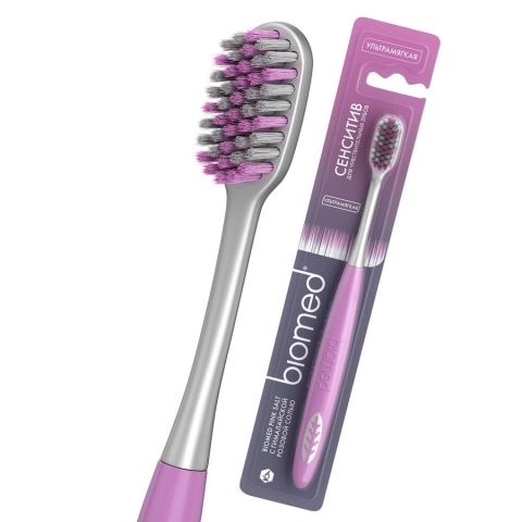 Биомед Пинк Солт зубная щетка комплексная Мягкая