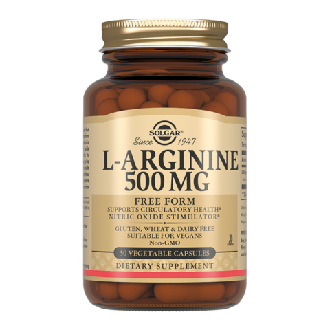 Solgar / Солгар l-аргинин 1000 мг. капсулы, 50 шт.
