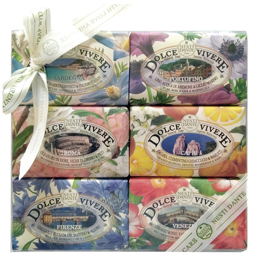 Нести Данте набор 6*150г мыло Сладкая жизнь 1313604