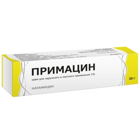 Примацин 2% крем для наружного и местного применения, 30г