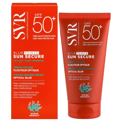 СВР Безопасное Солнце 50мл SPF50+ крем-мусс с эффектом фотошопа