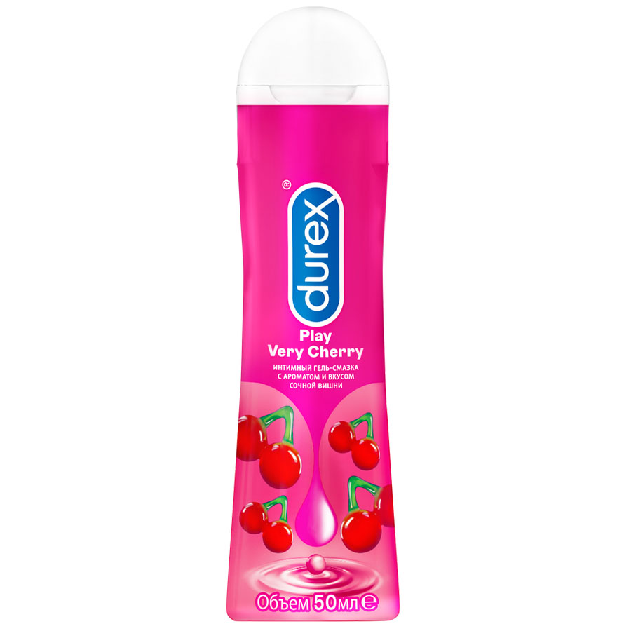 Дюрекс гель-смазка плэй вери чери вишня, 50 мл