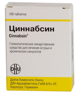 ЦИННАБСИН N100 ТАБЛ.