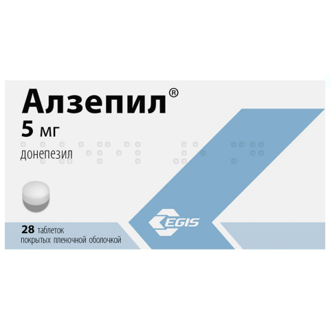 Алзепил 5 мг таблетки, 28 шт.