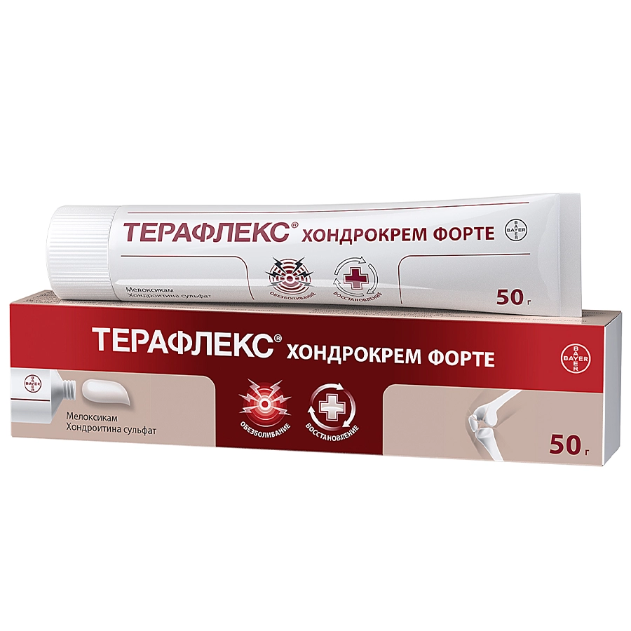 Терафлекс Хондрокрем Форте крем для наружного применения, 50г