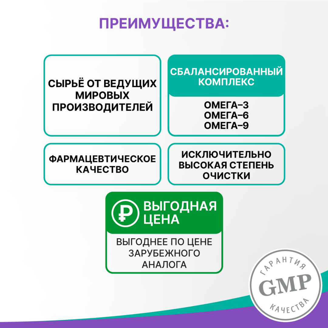 Супер Омега 3-6-9 капсулы, 45 шт, Эвалар