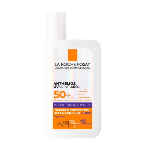 ЛяРошПозе Антгелиос UVmune 400 SPF50+ флюид против пигментации для лица невидимый, 50 мл