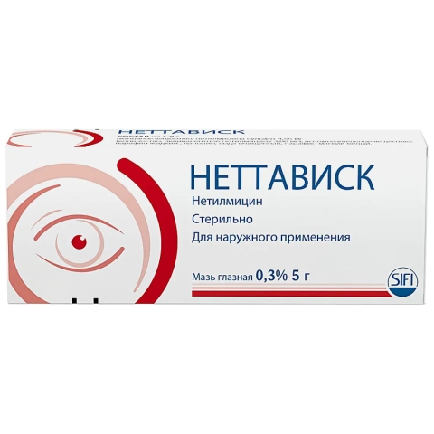 Неттависк 0,3% мазь глазная, 5г