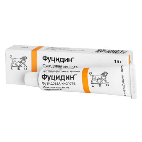 Фуцидин мазь 2% туба, 15г