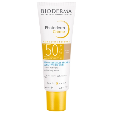 Биодерма Фотодерм SPF50+ крем тональный солнцезащитный светлый оттенок, 40 мл