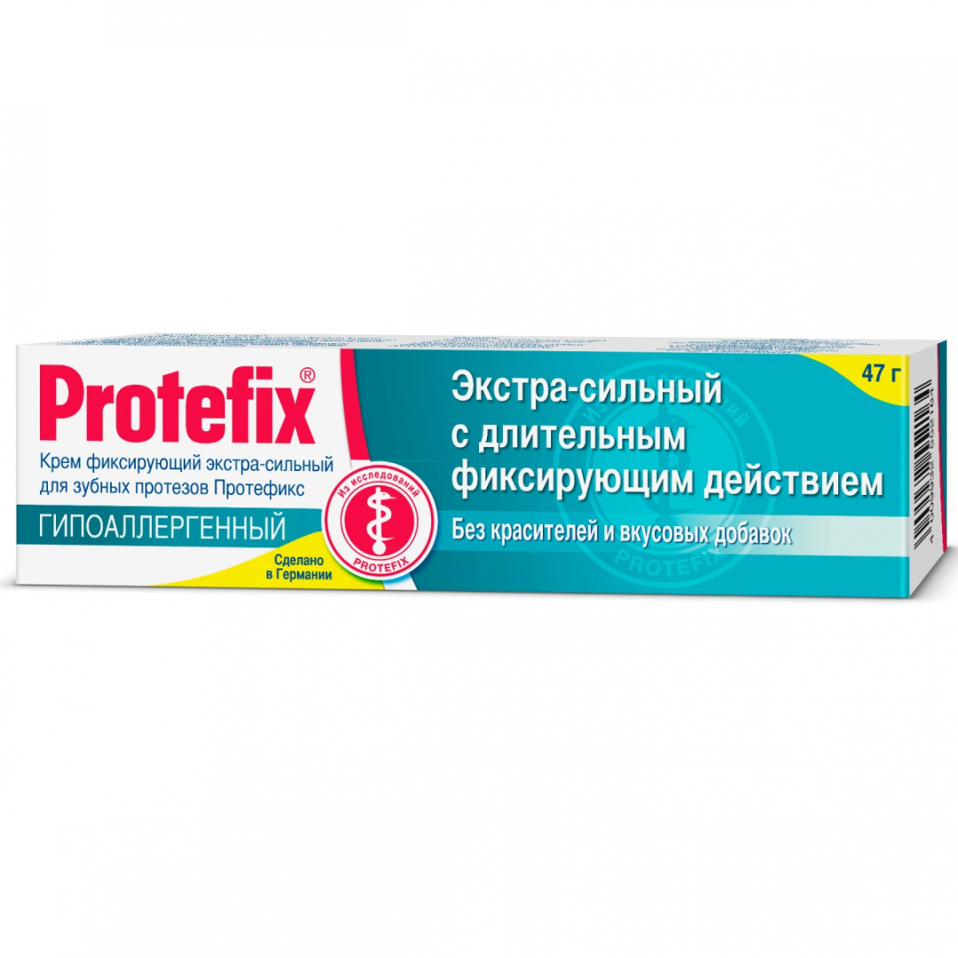 Протефикс 40мл крем фиксирующий экста-сильный гипоаллергенный