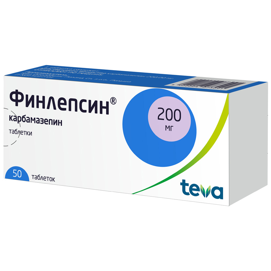 Финлепсин 200мг №50 таблетки - купить по цене 157 руб. в г. Москва в  интернет-аптеке «Эвалар»