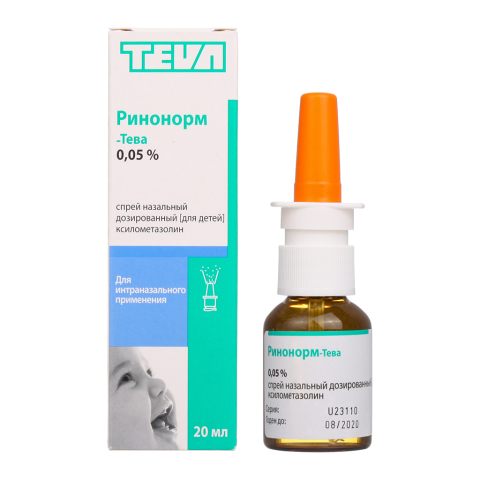 РИНОНОРМ 0,05% 20МЛ СПРЕЙ