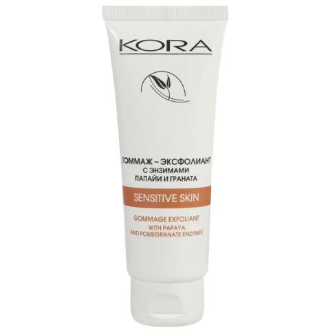 Кора гоммаж-эксфолиант с энзимами папайи и граната, 75 мл