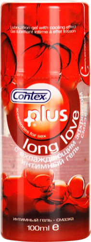 Контекс (Contex) гель-смазка Long Love с охлаждающим эффектом, 100 мл