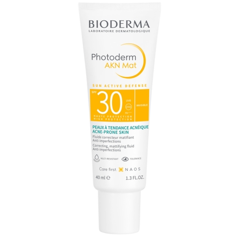 Bioderma Photoderm AKN MAT солнцезащитная матирующая эмульсия для кожи с несовершенствами SPF 30, 40 мл