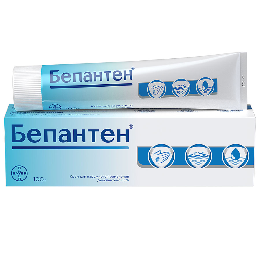 Бепантен 5% крем, 100г