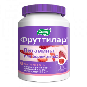 Фруттилар Витамины для беременных жевательные пастилки в форме ...