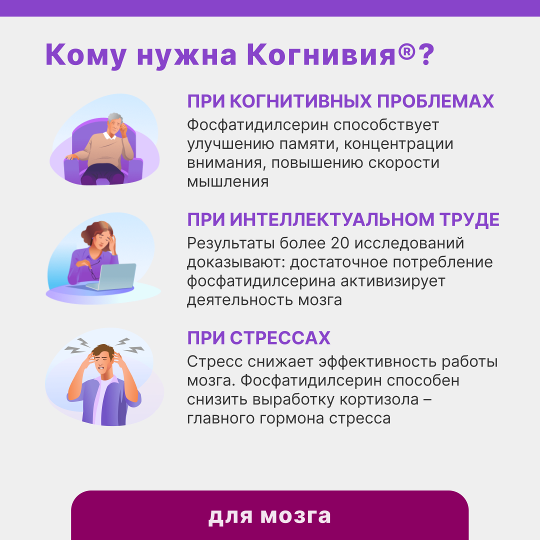 Когнивия Фосфатидилсерин капсулы по 1г, 30 шт.