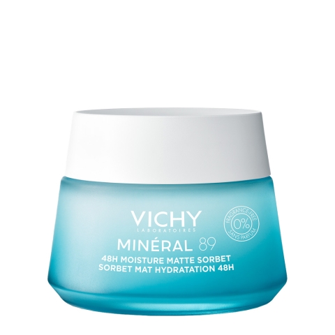 Виши Минерал 89 Гель-сорбет матирующий с увлажнением 48ч, 50 мл