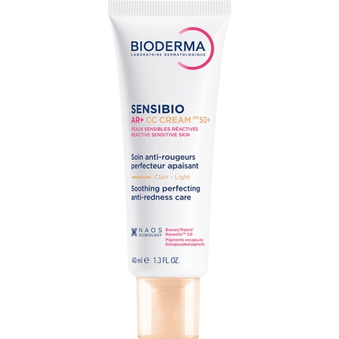 Биодерма Сенсибио AR+ SPF 50+ CC крем успокаивающий для чувствительной кожи, 40 мл