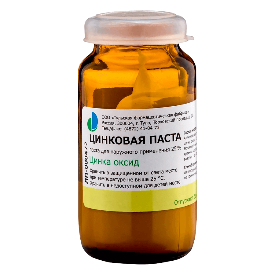 Цинковая паста 25% 25г