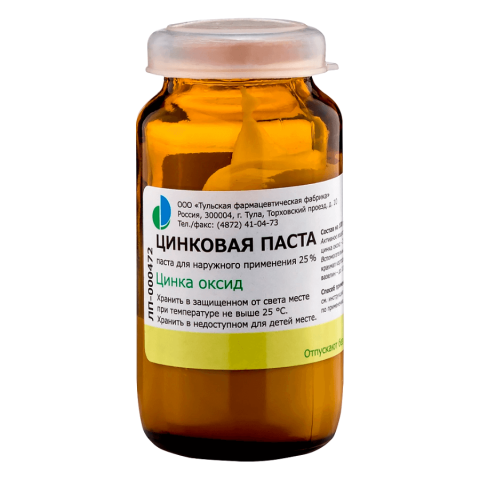 Цинковая паста 25% 25г